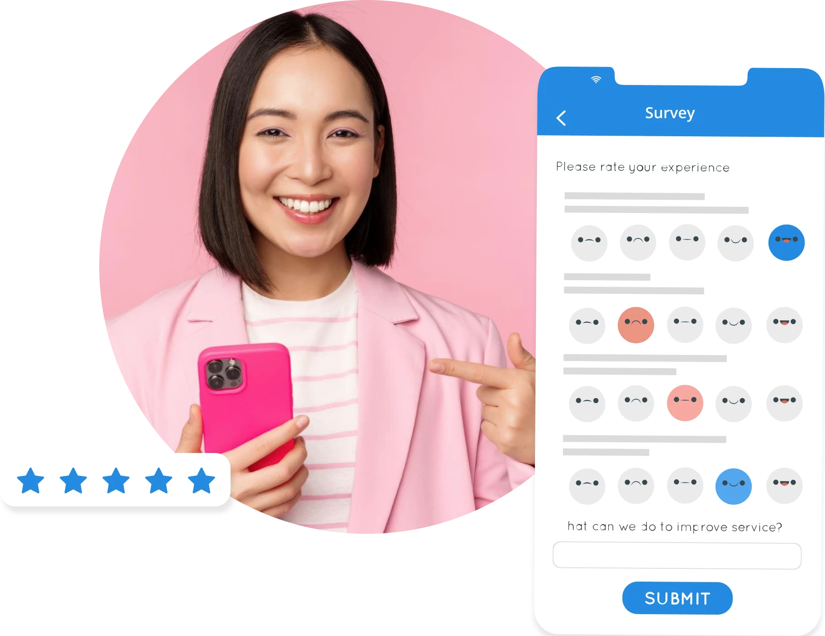 Pulse survey in chat